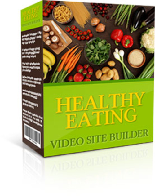 Product picture Healthy Eating Video Site Builder MRR