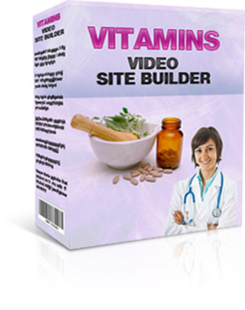 Product picture Vitamins Video Site Builder MRR