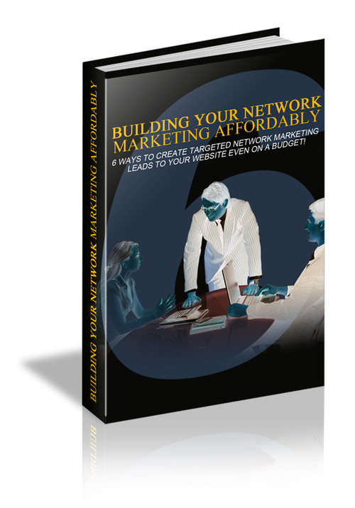 Product picture Building Your Network Marketing Affordably MRR