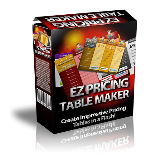 Product picture EZ Pricing Table Maker MRR