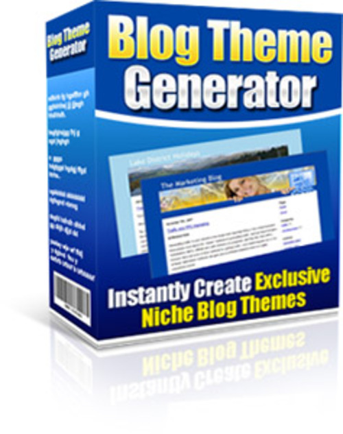 Product picture Blog Theme Generator MRR