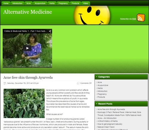 Product picture Alternative Medicine Niche Blog PLR