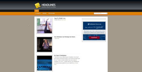 Product picture Meditation and Yoga Blog PLR